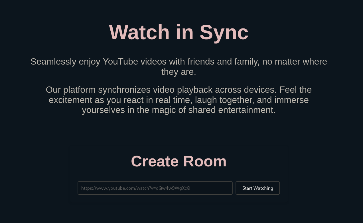 Youtube Video Sync